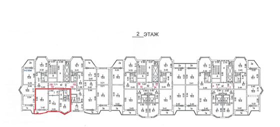 Продажа 2-комнатной квартиры 50,6 м², 2/17 этаж