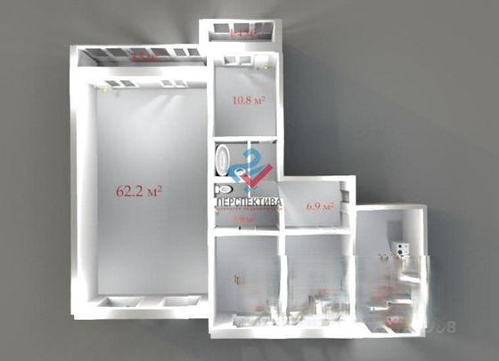 Продажа 4-комнатной квартиры 125,8 м², 3/5 этаж