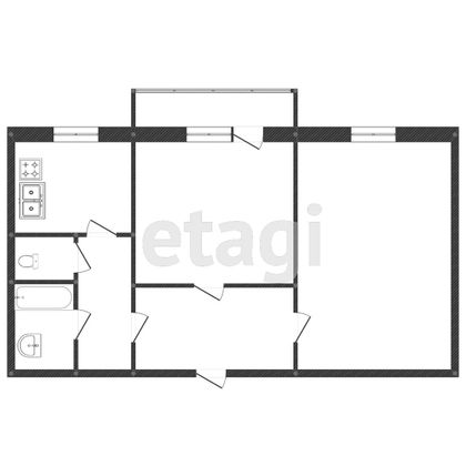 Продажа 2-комнатной квартиры 63,5 м², 1/5 этаж