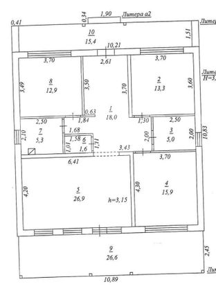 Продажа дома, 140 м², с участком 8 соток