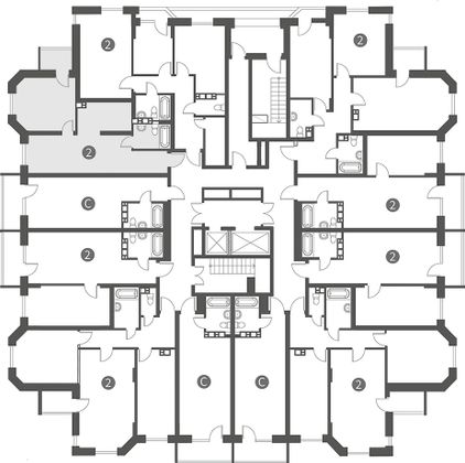 Продажа 2-комнатной квартиры 48,6 м², 14/17 этаж