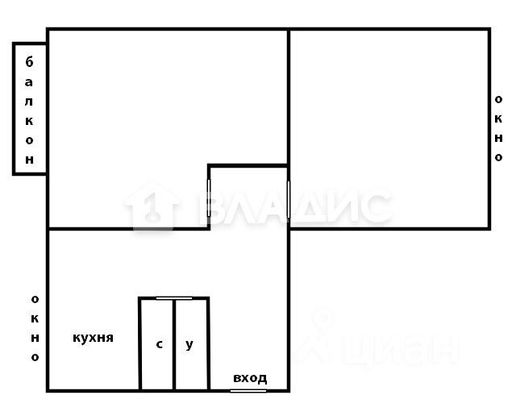 Продажа 2-комнатной квартиры 47,1 м², 2/5 этаж