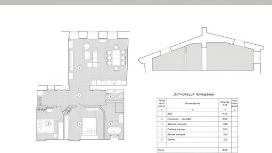 Аренда 2-комнатной квартиры 96,5 м², 5/5 этаж