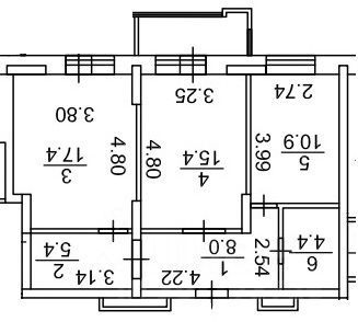 Продажа 2-комнатной квартиры 65,6 м², 1/18 этаж