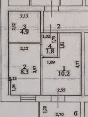 Продажа 1-комнатной квартиры 25,2 м², 1/3 этаж