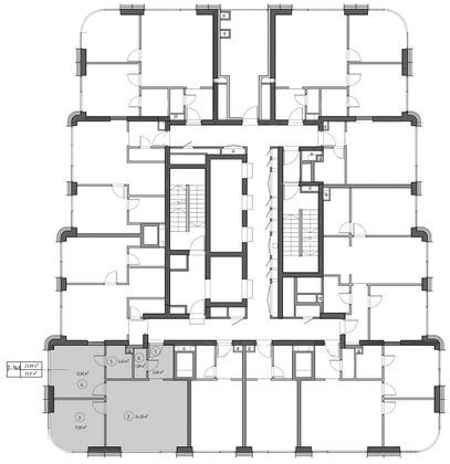 Продажа 2-комнатной квартиры 54,6 м², 16/53 этаж