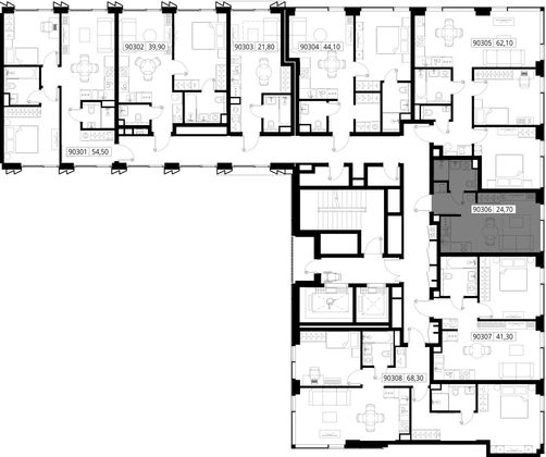 Продажа квартиры-студии 24,7 м², 3/14 этаж