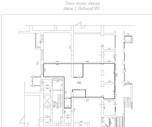 Продажа квартиры со свободной планировкой 123,7 м², 1/6 этаж