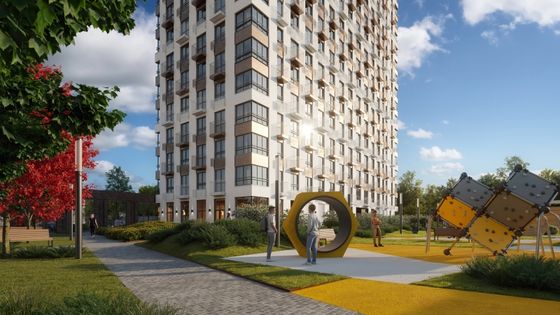 Продажа 1-комнатной квартиры 45,4 м², 18/25 этаж