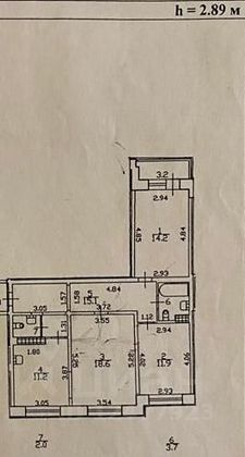 Продажа 3-комнатной квартиры 76,7 м², 12/19 этаж