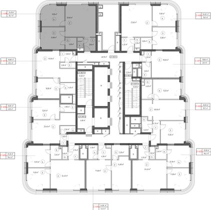 Продажа 2-комнатной квартиры 55,6 м², 51/53 этаж