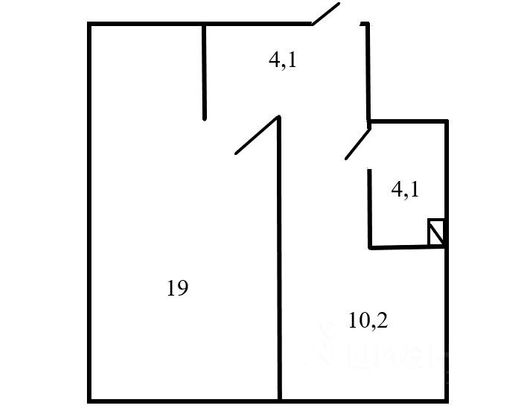 Продажа 1-комнатной квартиры 40,2 м², 10/11 этаж