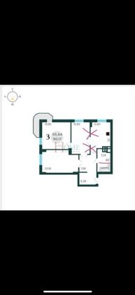 Продажа 3-комнатной квартиры 93 м², 11/25 этаж