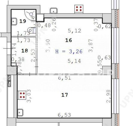 Продажа 1-комнатной квартиры 46 м², 10/10 этаж