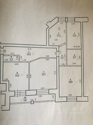 Продажа 4-комнатной квартиры 114,8 м², 8/11 этаж