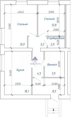 Продажа 2-комнатной квартиры 76 м², 1/5 этаж