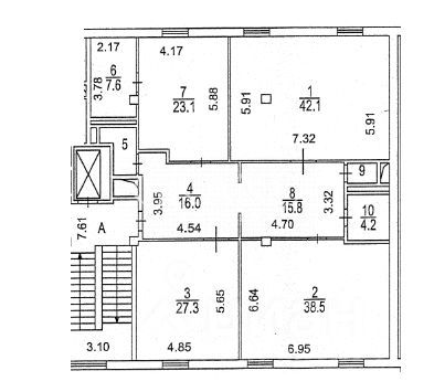 Продажа многокомнатной квартиры 190 м², 5/5 этаж