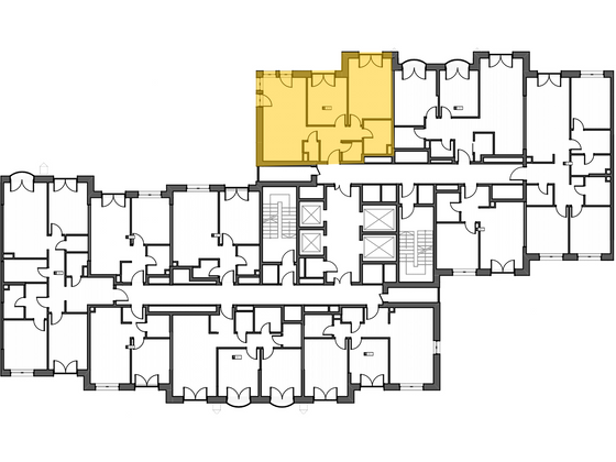 Продажа 2-комнатной квартиры 69,1 м², 23/28 этаж