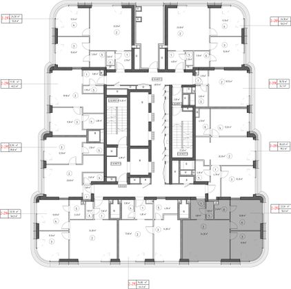 Продажа 2-комнатной квартиры 56 м², 32/53 этаж