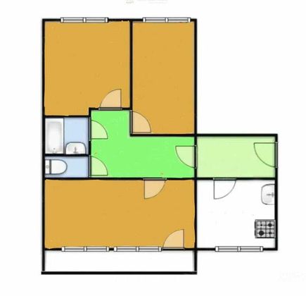 Продажа 3-комнатной квартиры 79 м², 9/12 этаж