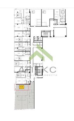 Продажа 2-комнатной квартиры 51,2 м², 8/17 этаж