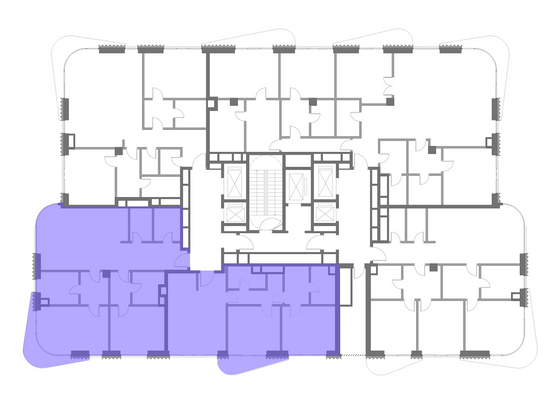 Продажа 4-комнатной квартиры 196,5 м², 9/14 этаж