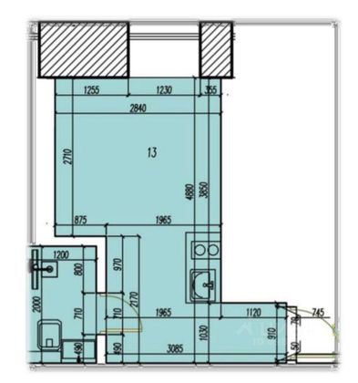 Продажа квартиры-студии 17,5 м², 2/2 этаж