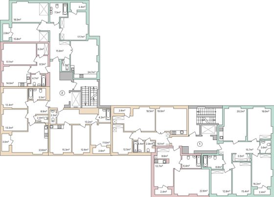 Продажа 1-комнатной квартиры 52,5 м², 2/5 этаж