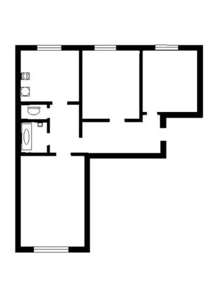 Продажа 3-комнатной квартиры 69,5 м², 3/17 этаж