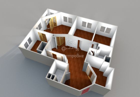 Продажа 3-комнатной квартиры 174,6 м², 5/10 этаж
