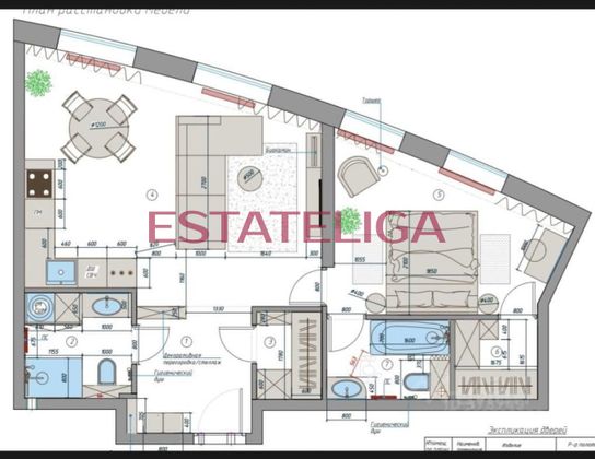 Продажа 2-комнатной квартиры 61 м², 20/39 этаж