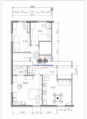 Продажа 4-комнатной квартиры 86,5 м², 3/4 этаж