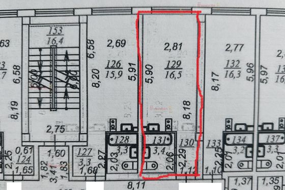 Продажа квартиры-студии 22 м², 2/4 этаж