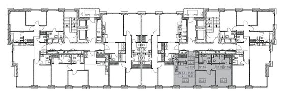 Продажа 2-комнатной квартиры 66,1 м², 2/20 этаж