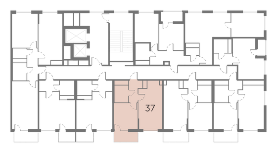 Продажа 1-комнатной квартиры 34,9 м², 6/10 этаж