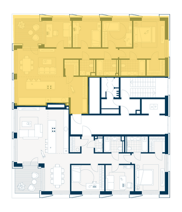 Продажа многокомнатной квартиры 134,9 м², 2/6 этаж