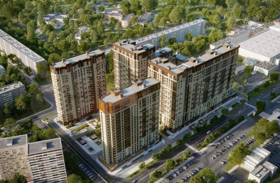 Продажа 2-комнатной квартиры 57,4 м², 3/22 этаж