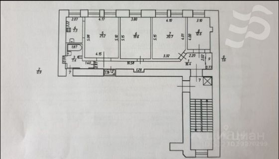 Аренда 4-комнатной квартиры 114 м², 2/8 этаж