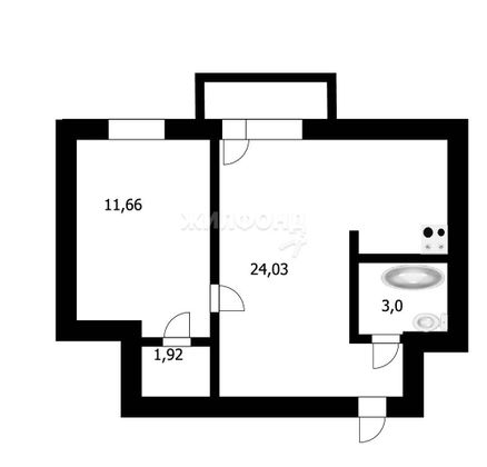 Продажа 2-комнатной квартиры 42 м², 5/5 этаж