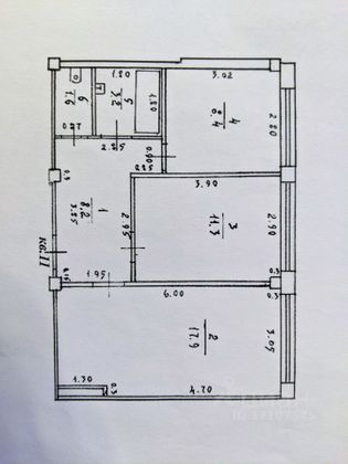 Продажа 2-комнатной квартиры 50,6 м², 2/2 этаж