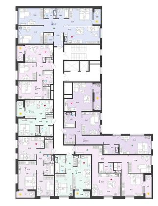 Продажа 2-комнатной квартиры 51 м², 4/8 этаж
