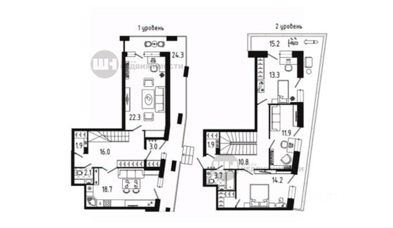 Продажа 4-комнатной квартиры 132,8 м², 1/18 этаж