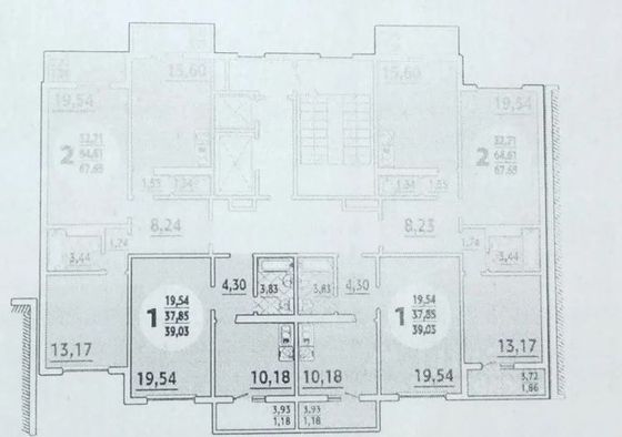 Продажа 1-комнатной квартиры 39 м², 16/17 этаж