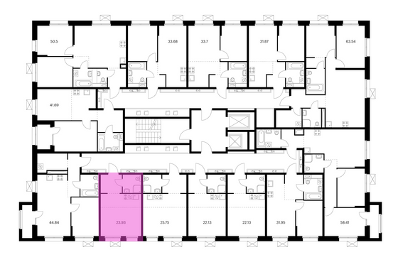Продажа квартиры-студии 23,9 м², 4/10 этаж