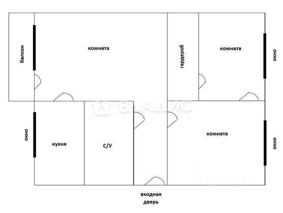 Продажа 3-комнатной квартиры 62,7 м², 4/5 этаж