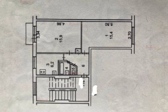 Продажа 2-комнатной квартиры 46 м², 5/5 этаж