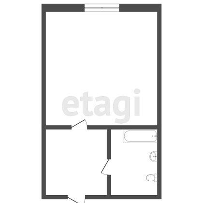 Продажа 1-комнатной квартиры 31,3 м², 1/5 этаж