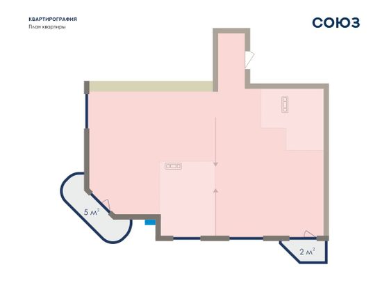 105,7 м², 3-комн. квартира, 7/25 этаж