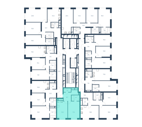 Продажа 1-комнатной квартиры 48,6 м², 14/21 этаж