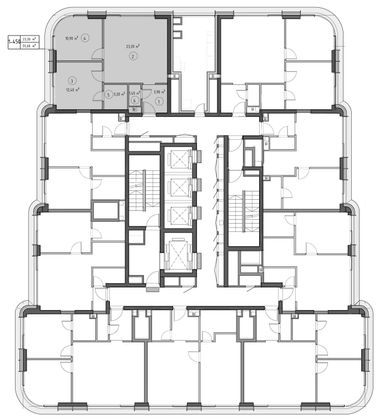 Продажа 2-комнатной квартиры 55 м², 49/53 этаж